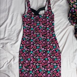 Floral bodycon dress